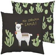 Kołdry i poduszki dla dzieci - Happy Life Wys.: ppylife mieszanka bawełny i poduszka, czarny/zielony, 40 x 40 cm 45551 - miniaturka - grafika 1