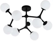 Lampy sufitowe - Eglo Margall 39532 plafon lampa sufitowa 9x3W G9 LED czarny/biały - miniaturka - grafika 1