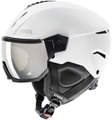 Kaski narciarskie - Uvex Kask narciarski Instinct Visor white-black mat (03) 56/6/260/50/03 - miniaturka - grafika 1