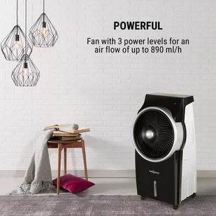 Wentylator OneConcept OneConcept Kingcool wentylator schładzacz powietrza jonizator czarno srebrny ACO3-Kingcool-A - Wentylatory - miniaturka - grafika 3