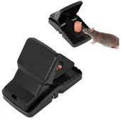 Zwalczanie i odstraszanie szkodników - Pułapka łapka na myszy plastikowa skuteczna mocna - miniaturka - grafika 1