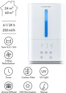 Nawilżacz powietrza Trotec B 3 E - Nawilżacze powietrza - miniaturka - grafika 4