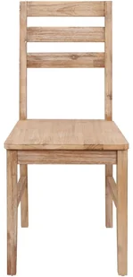 vidaXL Krzesła jadalniane, 6 szt., lite drewno akacjowe - Krzesła - miniaturka - grafika 2