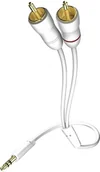 Kable - In-Akustik In - Akustik Star Audio Cable 3,5 mm Jack Plug - Cinch 3,0 m 00310003 - miniaturka - grafika 1