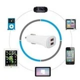 Techly Ładowarka Uniwersalna 2x USB 2.4A Biała 022182 - Ładowarki samochodowe - miniaturka - grafika 6