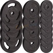 Pozostały sprzęt siłowy - Hop-Sport Zestaw obciążeń żeliwnych 40kg 12h 40kg - miniaturka - grafika 1