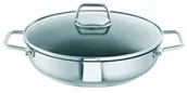 Patelnie - Schulte-Ufer Wega patelnia do duszenia, stal szlachetna, 26 cm 64056-965-26 - miniaturka - grafika 1