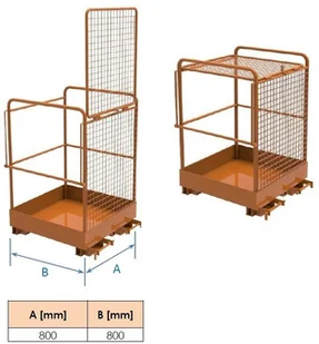 252 STAPROT Kosz do transportu osób rozmiar 800x800 mm) 25279032 79032-uniw - Inne urządzenia budowlane - miniaturka - grafika 2
