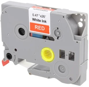 Brother Zamiennik taśmy TZE-435 12mm czerwona/biały - Etykiety do drukarek - miniaturka - grafika 3