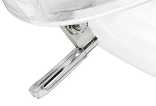 King Home Fotel BUBBLE STAND 2 poduszka żółta - akryl, chrom, wełna 44790-0 - Fotele - miniaturka - grafika 4