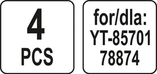 Yato Worki papierowe 4 szt do odkurzacza YT-85701 i 78874 Yato YT-85732 - Worki do odkurzaczy - miniaturka - grafika 3