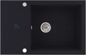 Zlewozmywaki - Berg Element zlewozmywak granitowy czarny BRL1211A - miniaturka - grafika 1
