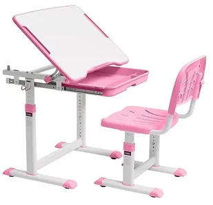 FunDesk Biurko i krzesełko dziecięce Cubby Sorpresa Pink 6956745160391 - Biurka dla dzieci - miniaturka - grafika 10