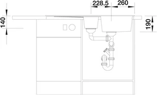 Blanco ZIA 6S KAWOWY 515072 - Zlewozmywaki - miniaturka - grafika 7