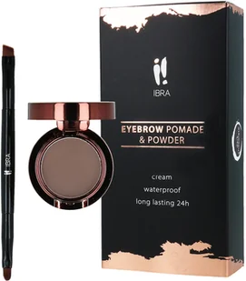 Ibra makeup IBRA Makeup Eyebrow Pomade & Powder Pomada i Cień do Brwi Blonde IBRA-0751 - Akcesoria i kosmetyki do stylizacji brwi - miniaturka - grafika 2