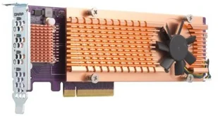 QNAP Karta rozszerzeń do serwera NAS QNAP QM2-4P-384 PCI-E x8 Gen 3 4x NVMe M.2 2280 LP - Kontrolery - miniaturka - grafika 2