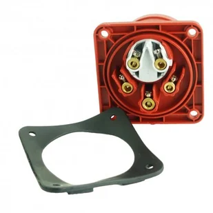 TP Electric Wtyczka tablicowe zwrotnica faz prosta 5P 16A 400V IP44 75x75 2177 3105-354-1600 - Osprzęt siłowy - miniaturka - grafika 8