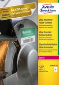 Etykiety do drukarek - Avery Zweckform Etykiety polietylenowe ultra resistant Zweckform, A4, 40 ark./op., 99,1 x 67,7mm, białe L7914-40 - miniaturka - grafika 1
