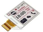 Akcesoria do komputerów jednopłytkowych - Waveshare Waveshare E-paper E-Ink (B) 1,54'' 200x200px - wyświetlacz trójkolorowy (bez modułu) WSR-09819 - miniaturka - grafika 1