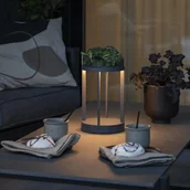 Lampy ogrodowe - Konstsmide Oświetlenie dekoracyjne LED Chieti USB, szare - miniaturka - grafika 1