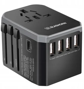 Blashorn adapter podróżny hub rozdzielacz 5x Usb - Złącza, przejściówki, adaptery - miniaturka - grafika 2
