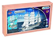 Klocki - Eitech 00200 metalowe zestaw budowlany żagiel schuls transportowy Gorch Fock - miniaturka - grafika 1