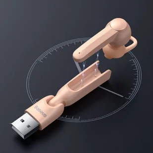 Baseus Encok A05 Różowa - Słuchawki bluetooth - miniaturka - grafika 4