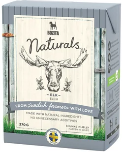 Bozita Naturals Mięsne kawałki z łosiem w galaretce 16x370g - Mokra karma dla psów - miniaturka - grafika 4