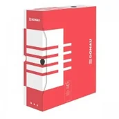 Pudła i kartony archiwizacyjne - PBS Connect Pudło archiwizacyjne DONAU 100 mm czerwone DN309-3 - miniaturka - grafika 1