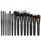 Pędzle do makijażu - LancrOne SUNSHADE MINERALS - Zestaw 15 pędzli do makijażu - SM1518 LANM1DSM - miniaturka - grafika 1