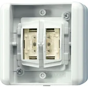 Wyłączniki światła i elektryczne - Jung 8472.01ledw KNX przyciski BA 2-krotnie wg stanowisko sterująca 8472.01LEDW - miniaturka - grafika 1