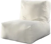 Pufy i podnóżki - Dekoria Dekoria Pufa fotel jasny szary 67 × 31 × 75 cm Ingrid 1241-705-40 - miniaturka - grafika 1