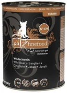 Mokra karma dla kotów - Catz Finefood Purrrr N.109 Dzik puszka 400g 15326 - miniaturka - grafika 1