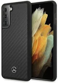 Etui i futerały do telefonów - Mercedes MEHCS21SRCABK S21 G991 czarny/black carbon hardcase Dynamic Line - miniaturka - grafika 1
