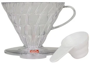 Hario plastikowy Drip V60-03 - Clear VD-03T (VD-02T) - Pozostałe akcesoria kuchenne - miniaturka - grafika 3