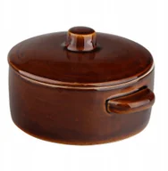 Beczki - Kamionkowy Pojemnik na Żywność na Smalec 0,9 L - miniaturka - grafika 1