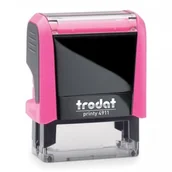 Pieczątki - Trodat Pieczątka automat 4911 różowa neonowa - poduszka czarna 38x14mm /TRE_4911ROWCA/ UN267-8N - miniaturka - grafika 1