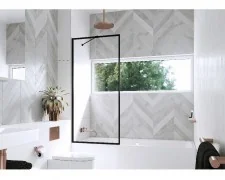 Radaway Modo PNJ 60 parawan nawannowy jednoczęściowy 600x1500 czarny Frame 10006060-54-56 10006060-54-56 - Parawany nawannowe - miniaturka - grafika 2