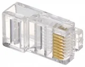 Akcesoria do monitoringu - Abcvision Wtyk przelotowy RJ45T*P100 opakowanie 100szt. RJ45T*P100 - miniaturka - grafika 1