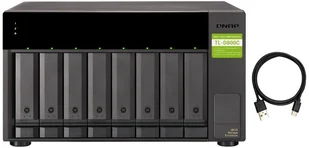 QNAP 8-bay desktop USB-C 3.1 Gen2 10Gbps JBOD expansion unit with a TL-D800C - Serwery plików NAS i macierze dyskowe - miniaturka - grafika 5