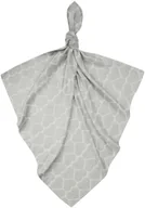 Pieluchy - Texpol Pieluszka bambusowa 75x75 SERCA SZARY kolorowo tkana 45419 - miniaturka - grafika 1