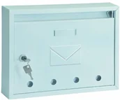 Skrzynki na listy - Rottner Skrzynka na listy ze stali rottner Imola, biały, t04748 - miniaturka - grafika 1