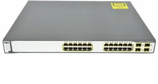 Cisco Catalyst 3750 24 10/100/1000 + 4 SFP + IPB Image; 1RU (WS-C3750G-24TS-S1U) - Switche - miniaturka - grafika 2