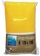 Prześcieradła - Nuit des Vosges Nuit wogezy 2100488 cotoval prześcieradło z gumką Uni bawełna żółte 120x190 cm 2100488 - miniaturka - grafika 1