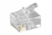 Wtyczki i adaptery - Western RJ12-wtyk do kabla okrągłego- 6-pin-10szt. - miniaturka - grafika 1
