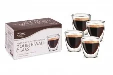 AQUALOGIS 4 Szklanki Termiczne Aqualogis Do Kawy Espresso 80ml 4 x AL-ESG80 - Szklanki - miniaturka - grafika 2
