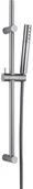 Zestawy prysznicowe - Laveo Pretto Zestaw prysznicowy na drążku grafit NLP11A2 - miniaturka - grafika 1