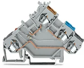 Kostki, złączki, wtyczki - WAGO Zacisk inicjatora WAGO 5 mm Sprężynowe Alokacja L szary 280-560/281-434 50 szt 280-560/281-434 - miniaturka - grafika 1