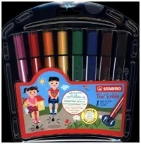 Stabilo Flamastry TRIO SCRIBBI 8 sztuk - Kredki, ołówki, pastele i pisaki - miniaturka - grafika 2