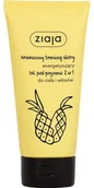 Kosmetyki do kąpieli - Ziaja ananasowy trening skóry energetyzujący żel pod prysznic 2w1 do ciała i włosów 160ml - miniaturka - grafika 1